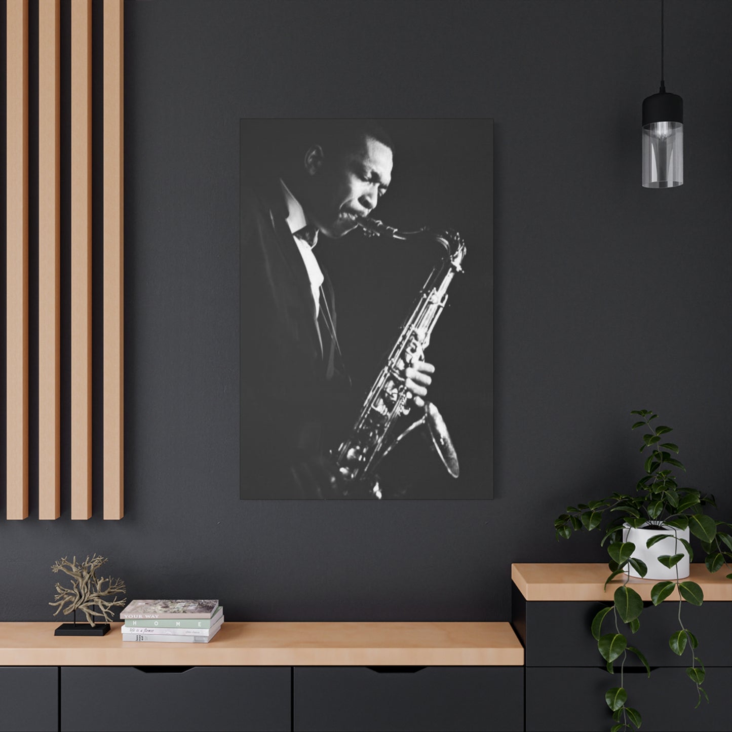 Black & White Jazz Music Artist Wall Art & Canvas Prints