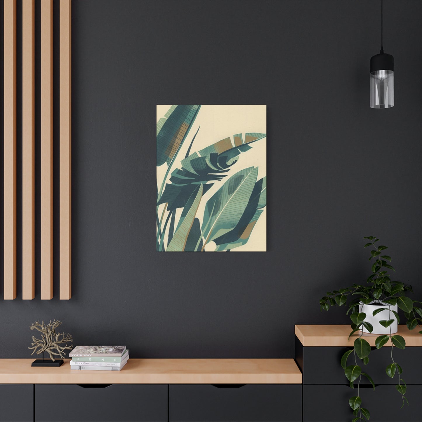 Palm Tree Leaves Abstract  Wall Art & Canvas Prints