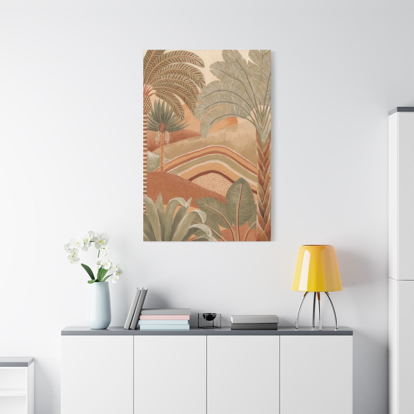 Brown & Green Palm Tree Wall Art & Canvas Prints