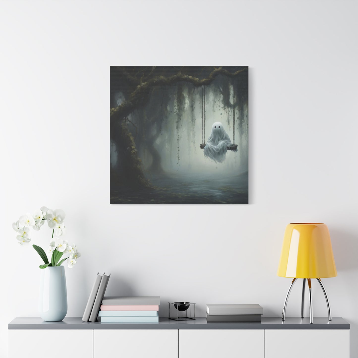 Swinging Ghost Wall Art & Canvas Prints