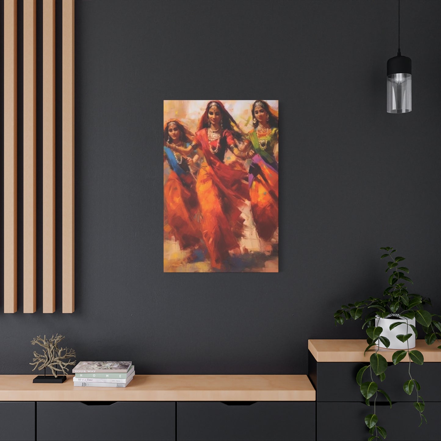 Beautiful Indian Women Enjoying Wall Art & Canvas Prints