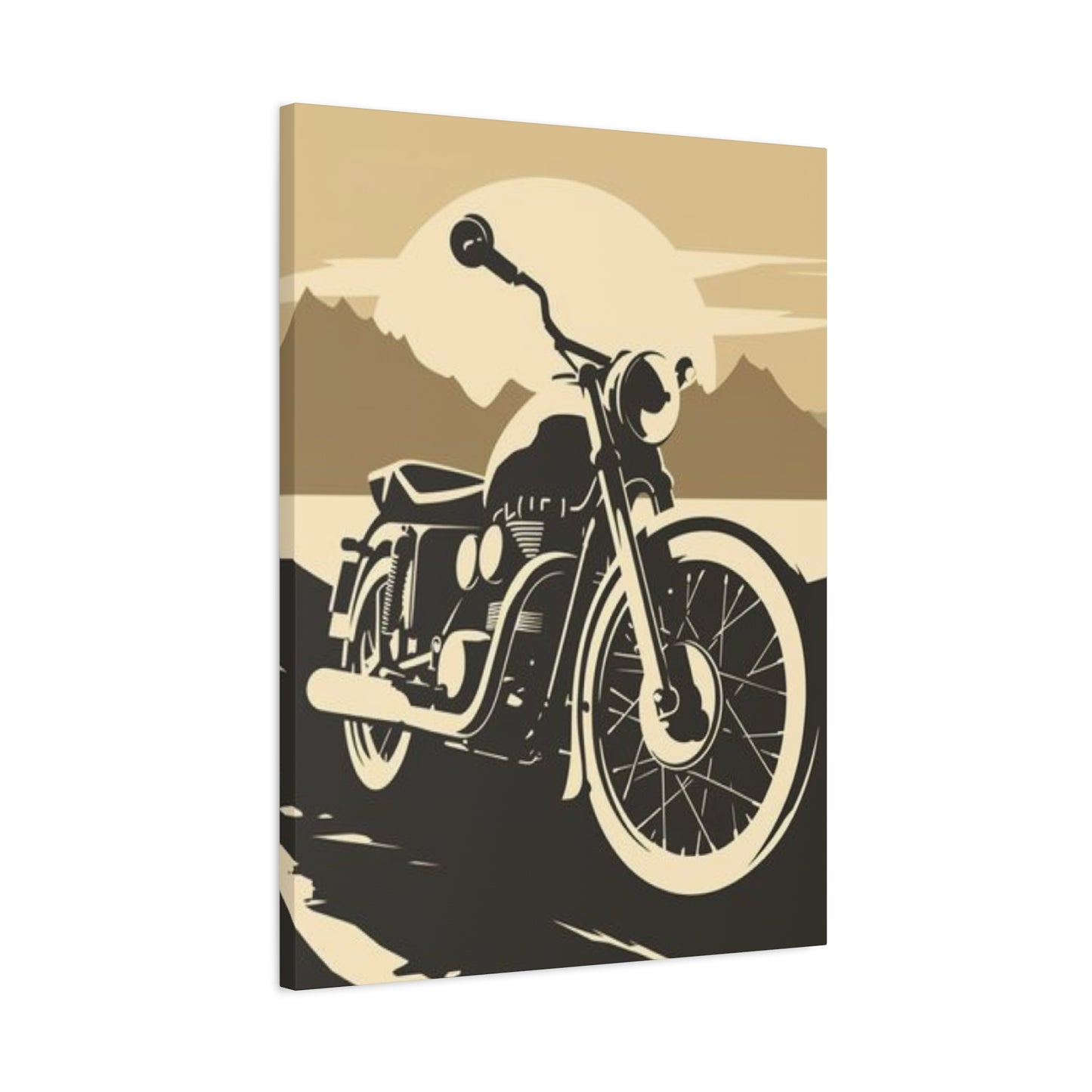 Classic Bike Poster Motorcycle Wall Art & Canvas Prints