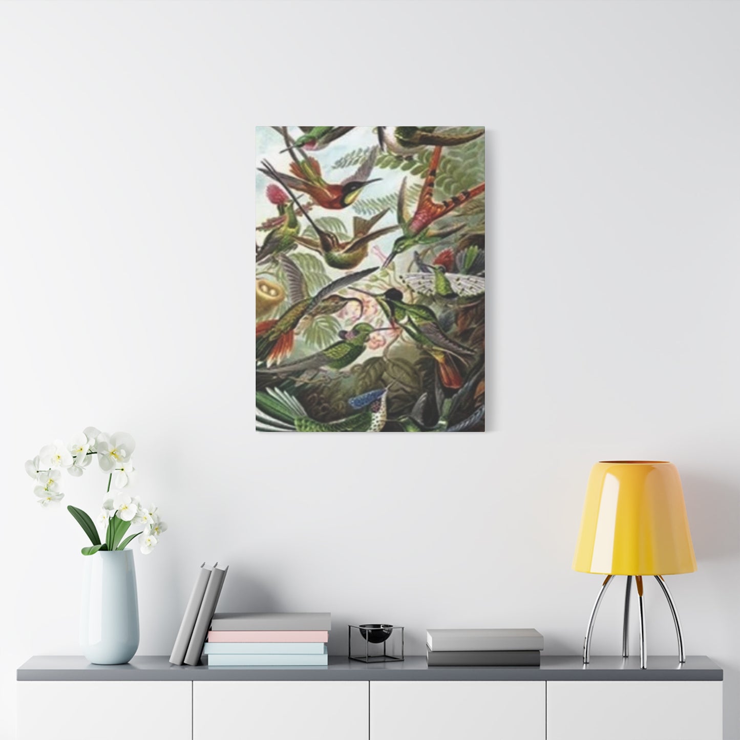 Humming Birds Painting Wall Art & Canvas Prints