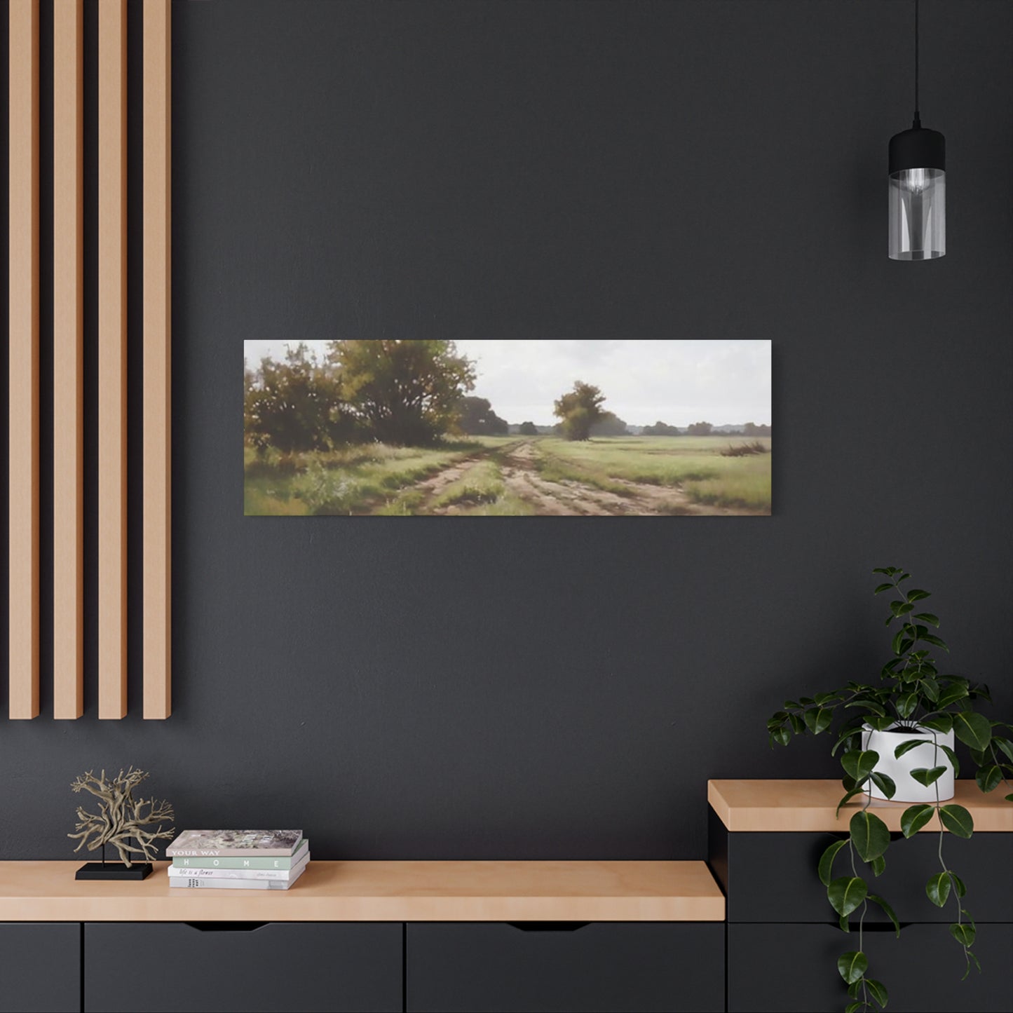 Farm Field Green Grasslands Panoramas Wall Art & Canvas Prints