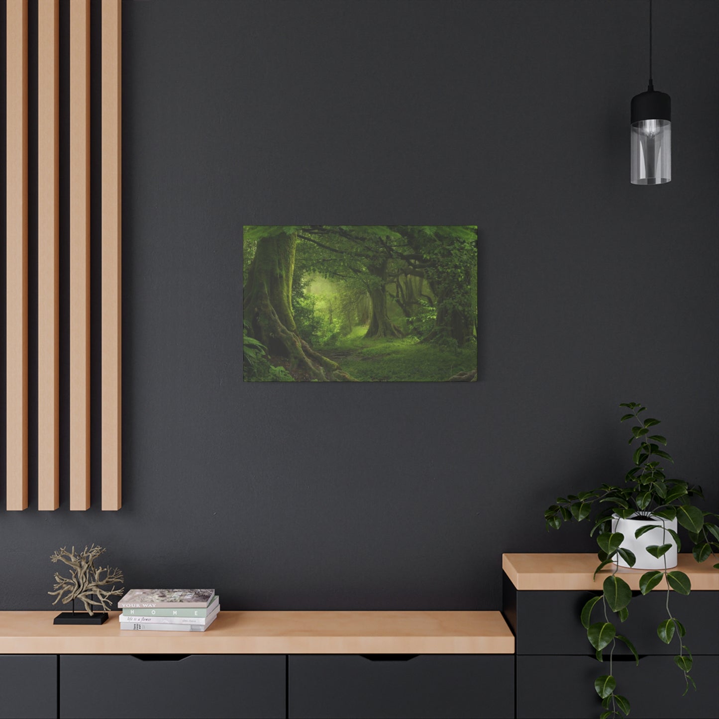 Green Tropical Forest Wall Art & Canvas Prints