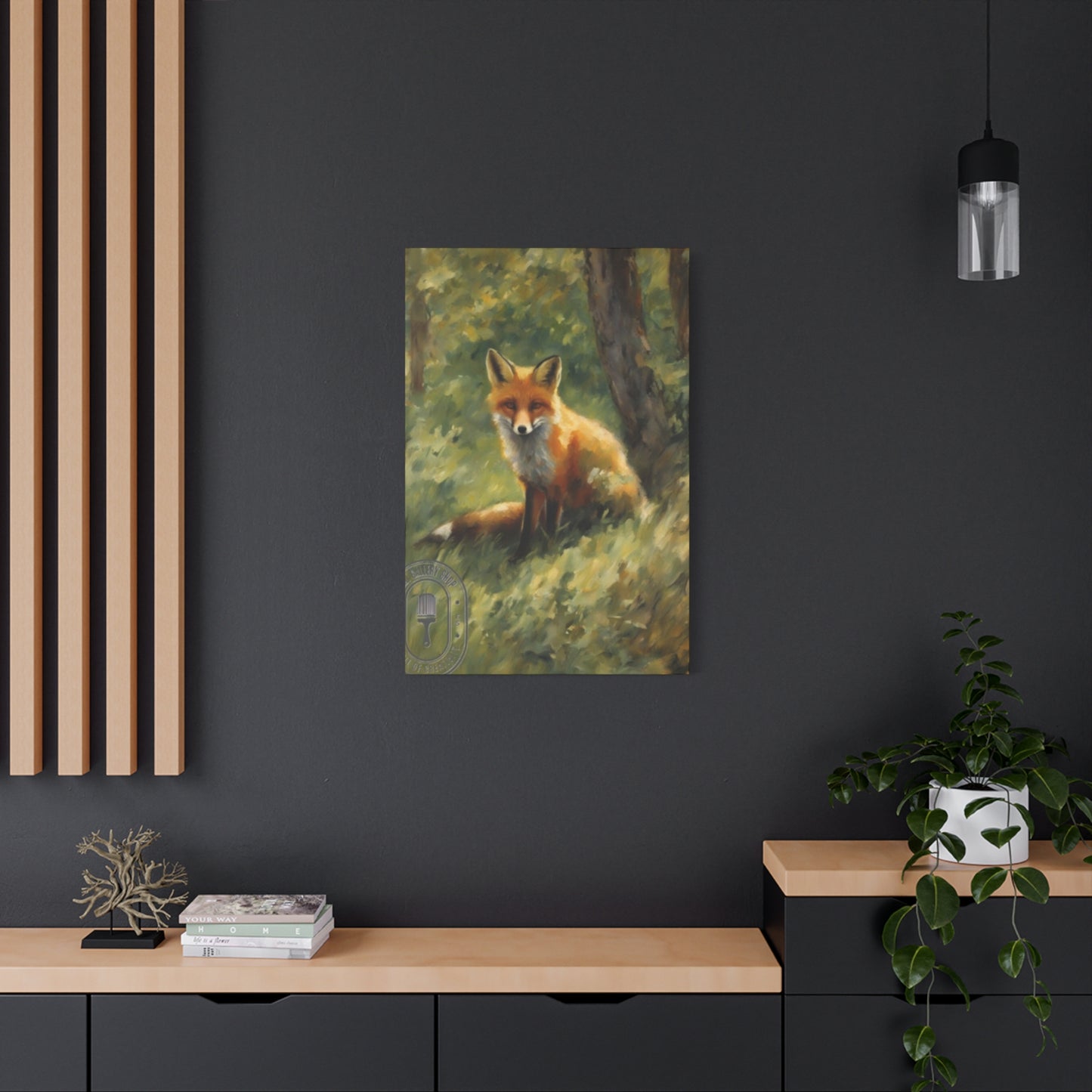 The Abstract Red Fox Portrait Wall Art & Canvas Prints