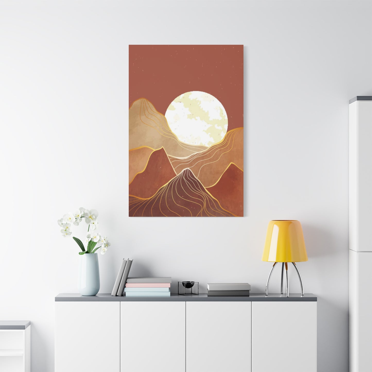 Mountain Sunset Entryway Wall Art & Canvas Prints