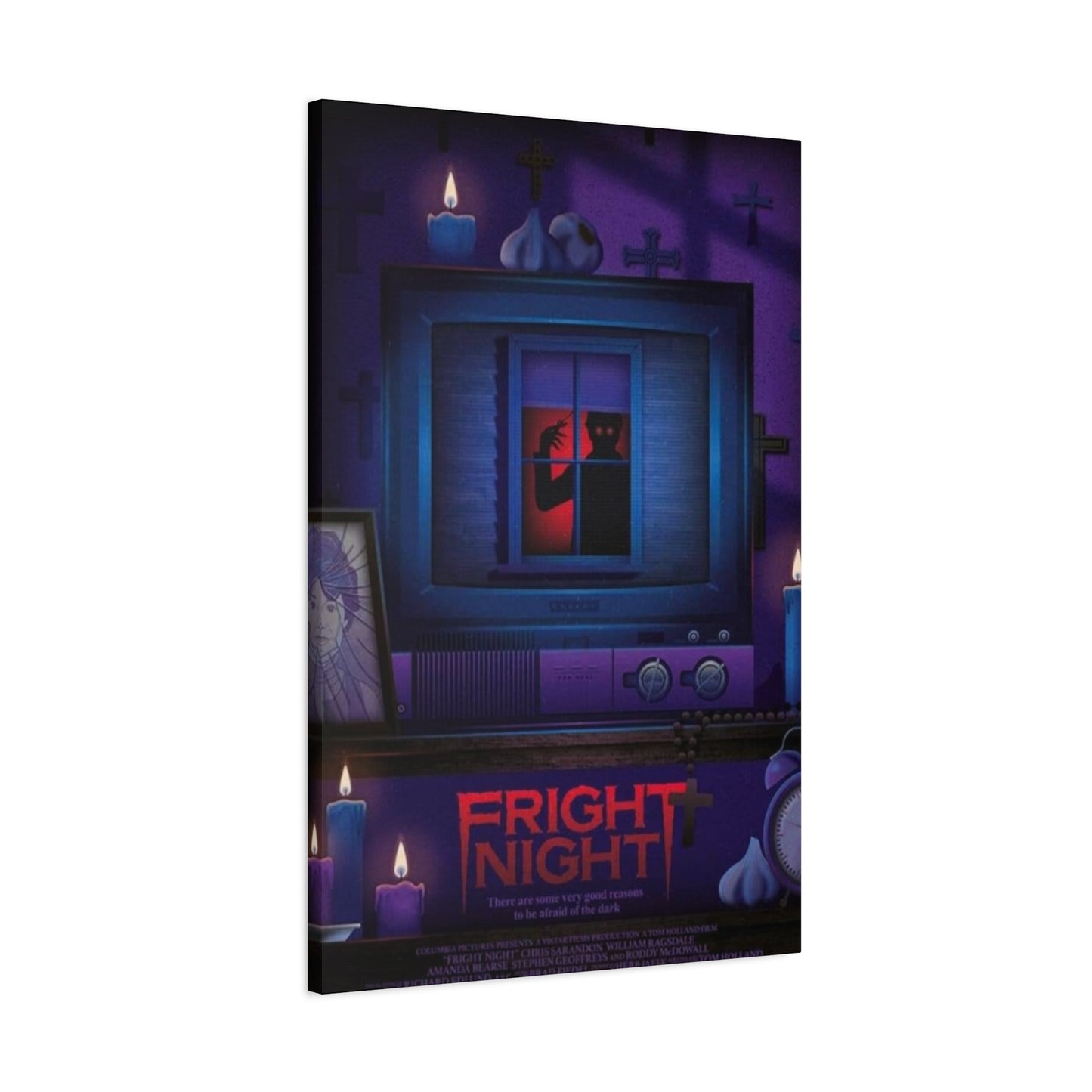 Fright Night Horror Movie Poster Wall Art & Canvas Prints