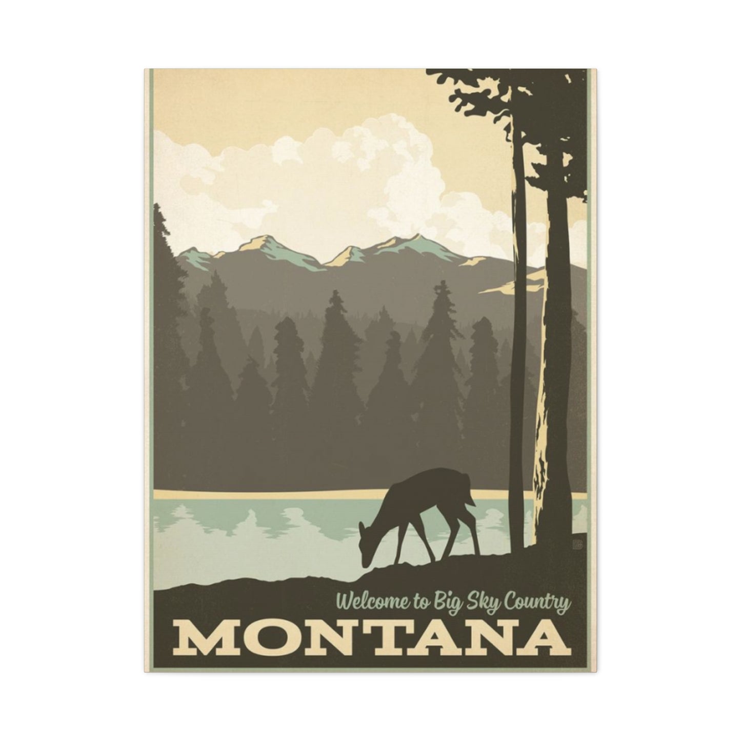 Montana The National Park Wall Art & Canvas Prints