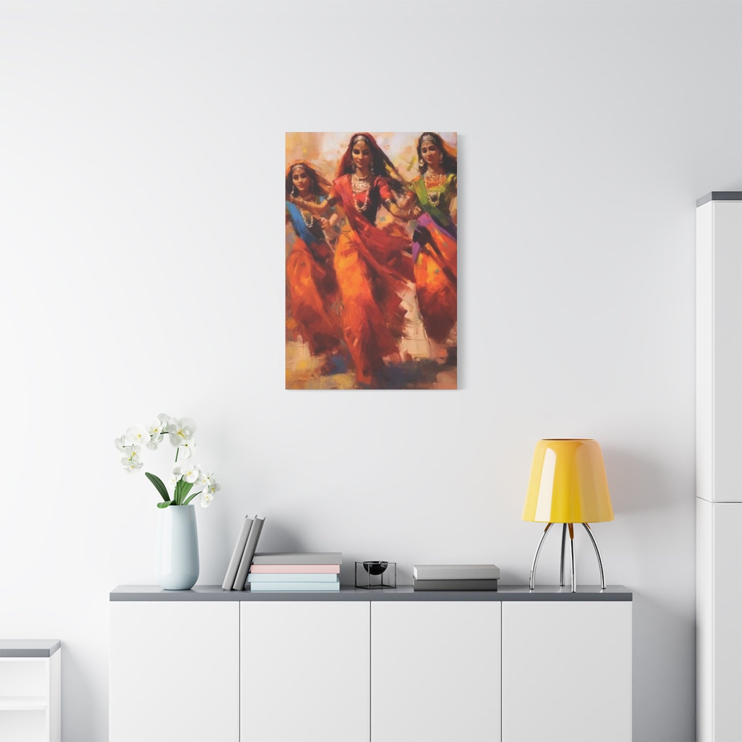 Beautiful Indian Women Enjoying Wall Art & Canvas Prints