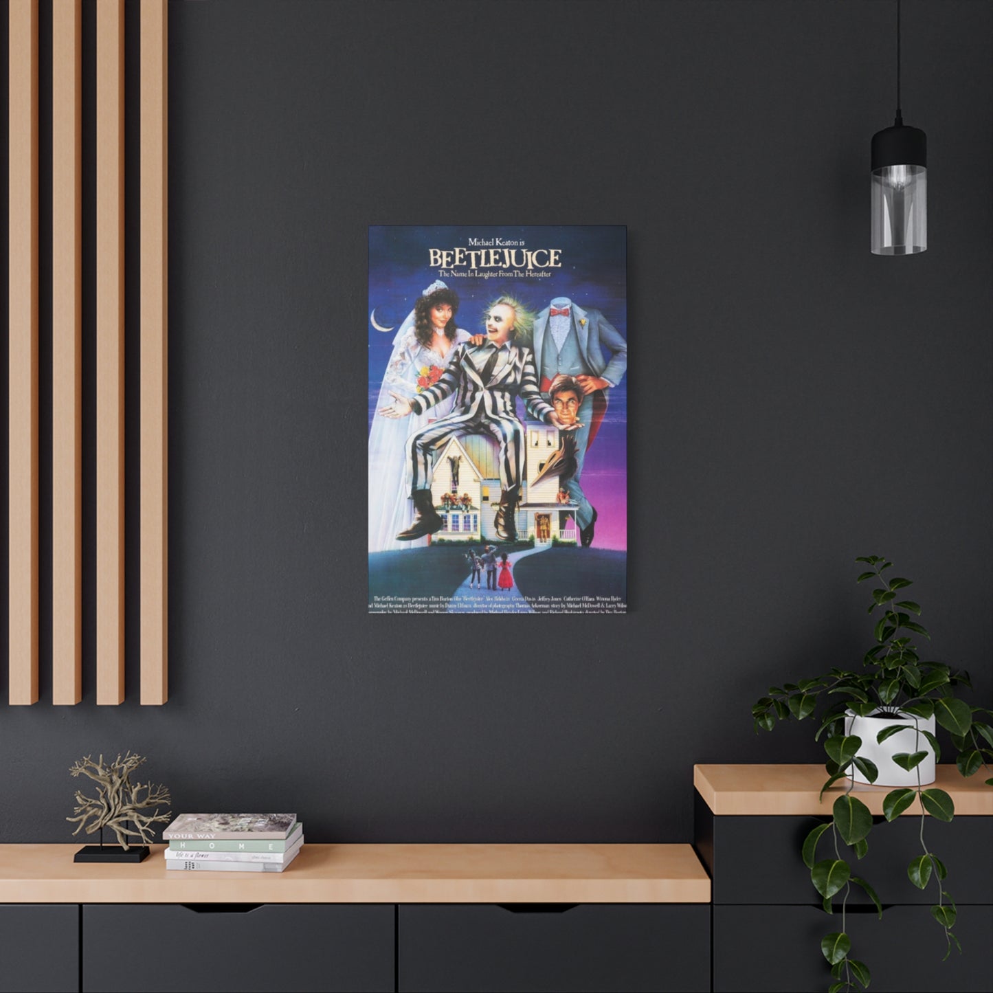 Beetlejuise Horror Movie Poster Wall Art & Canvas Prints