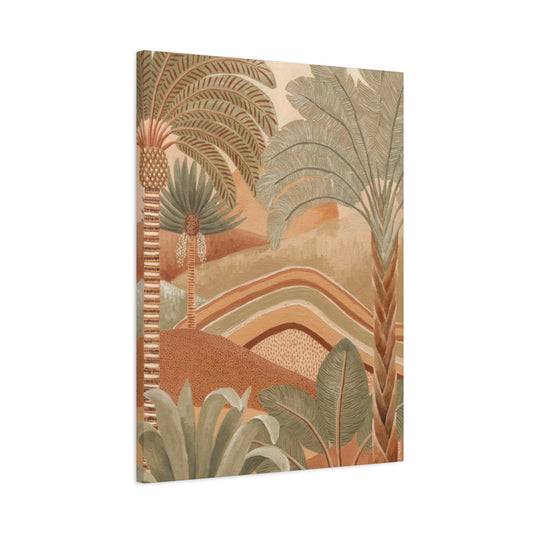 Brown & Green Palm Tree Wall Art & Canvas Prints