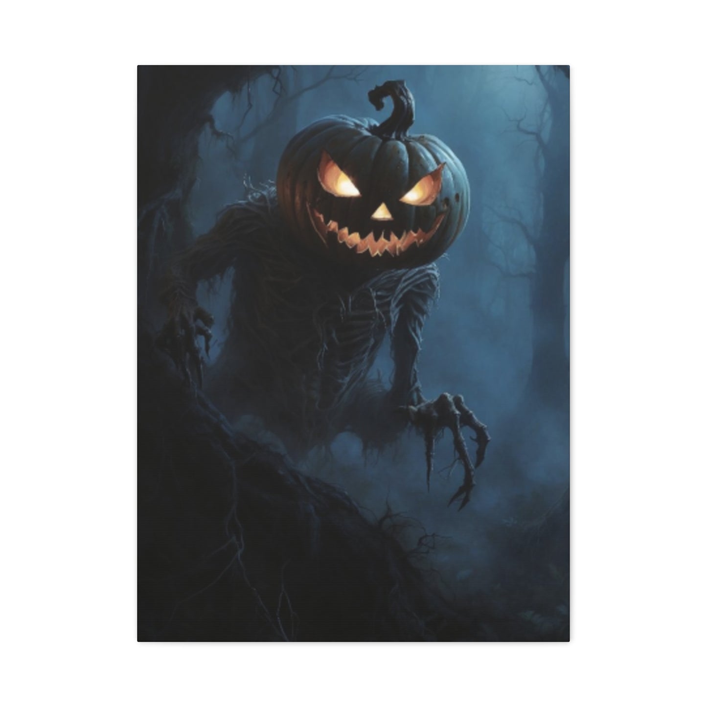 Halloween Scary Painting Wall Art & Canvas Prints