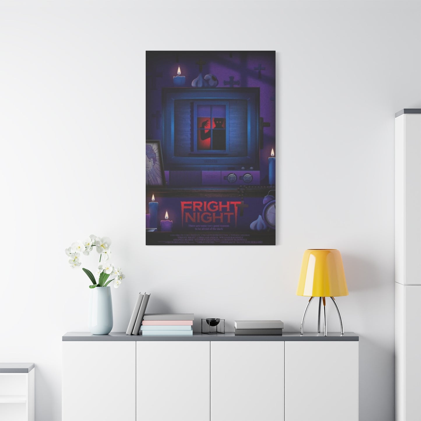 Fright Night Horror Movie Poster Wall Art & Canvas Prints