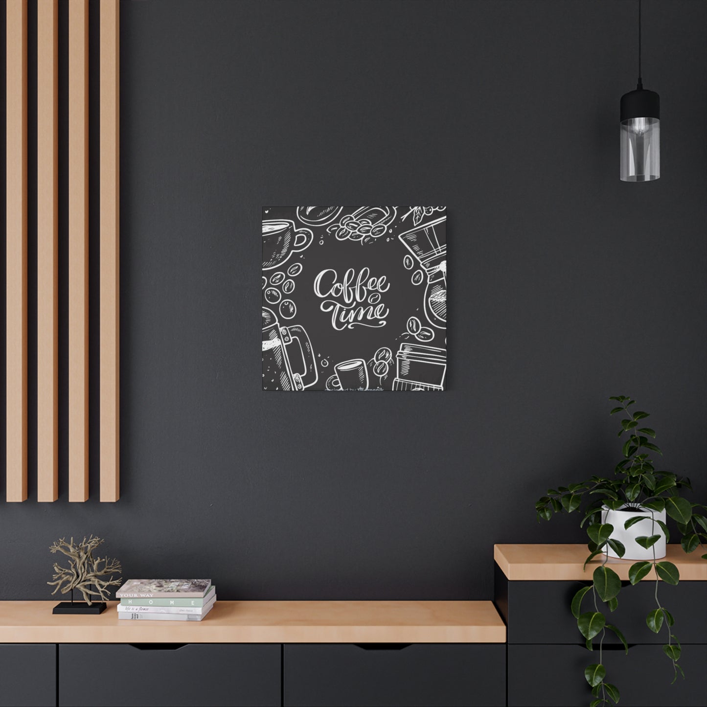 Coffee Time Chalkboard Wall Art & Canvas Prints