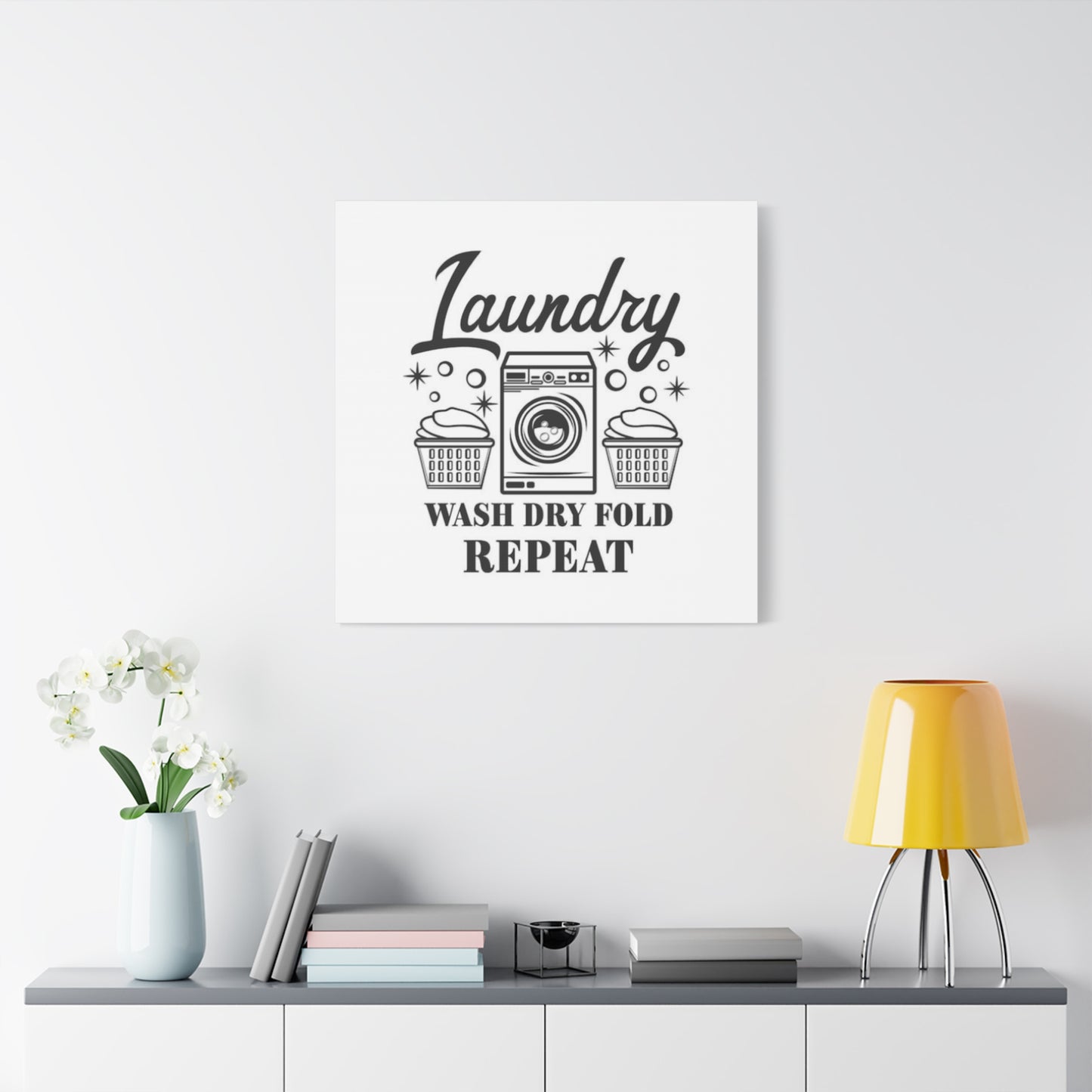 Laundry Repeat Poster Wall Art & Canvas Prints