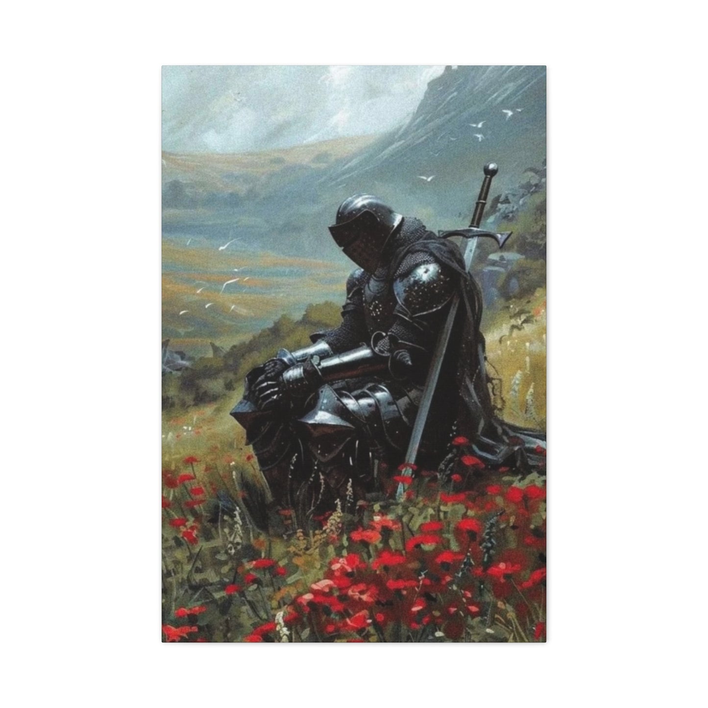 Alone Warrior Wall Art & Canvas Prints