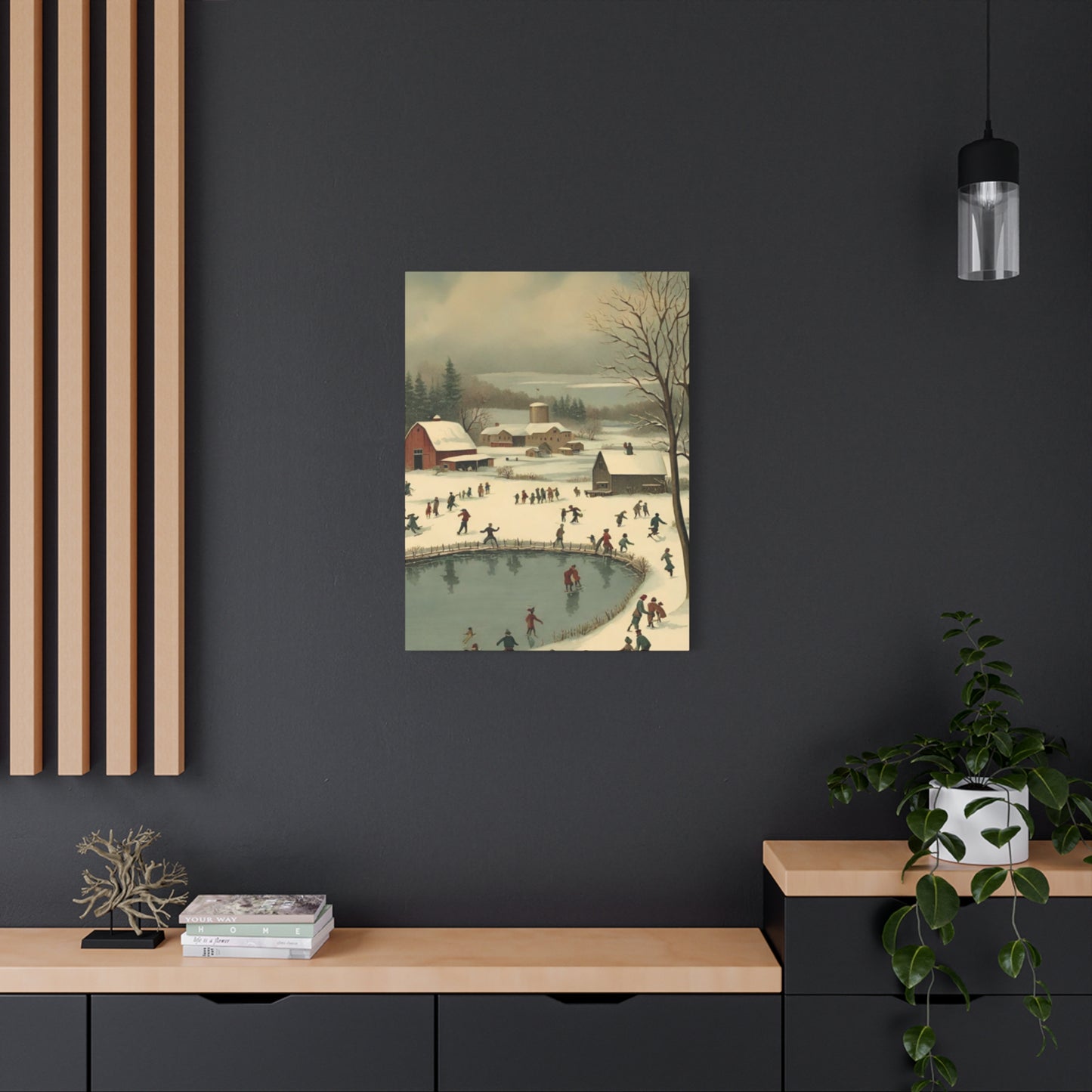 People Enjoying In Snow Wall Art & Canvas Prints