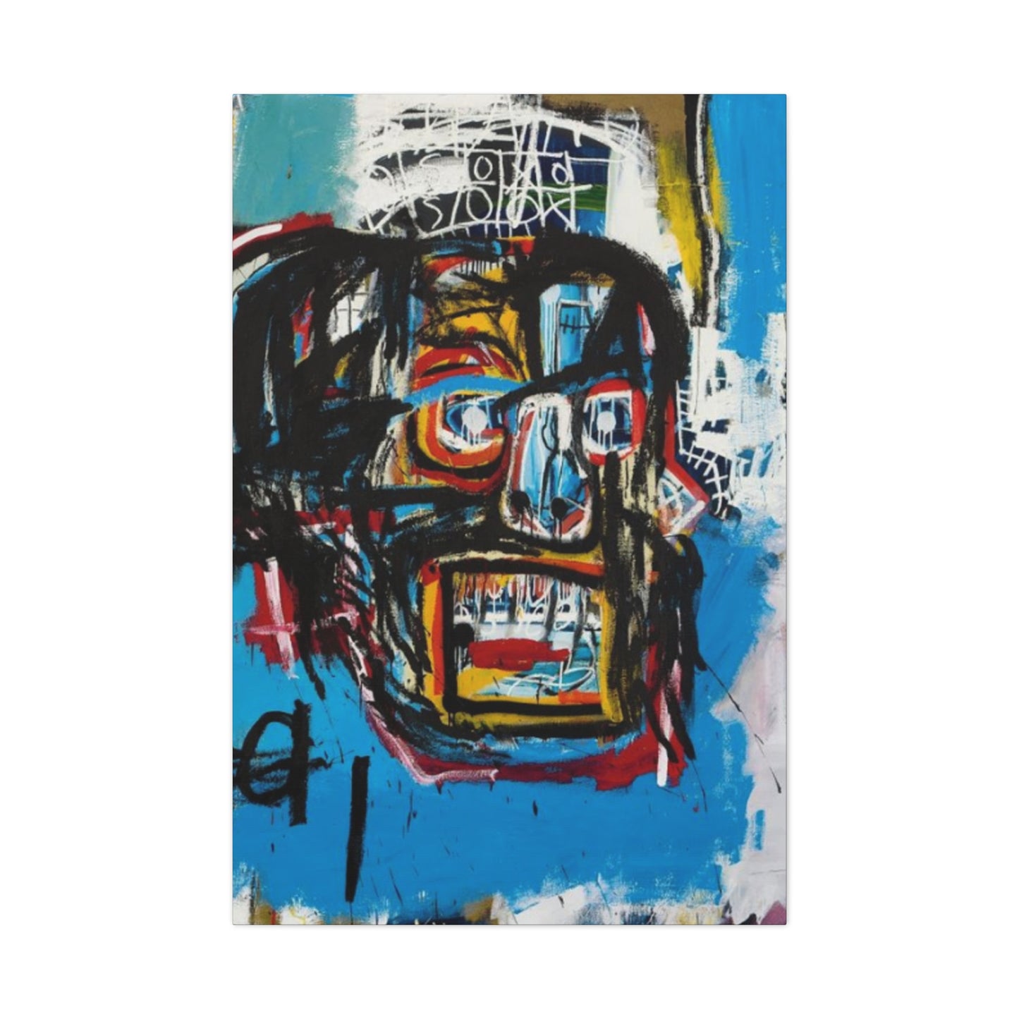 Scary Face Abstract Modernism Wall Art & Canvas Prints