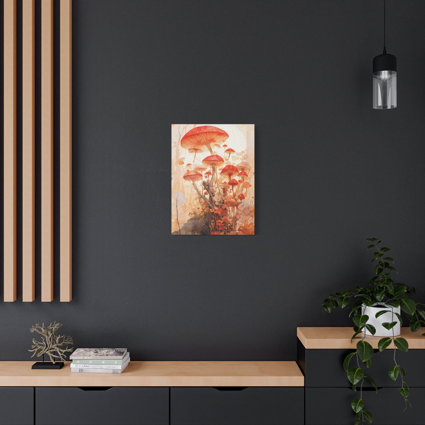 Mushroom Family Wall Art & Canvas Prints