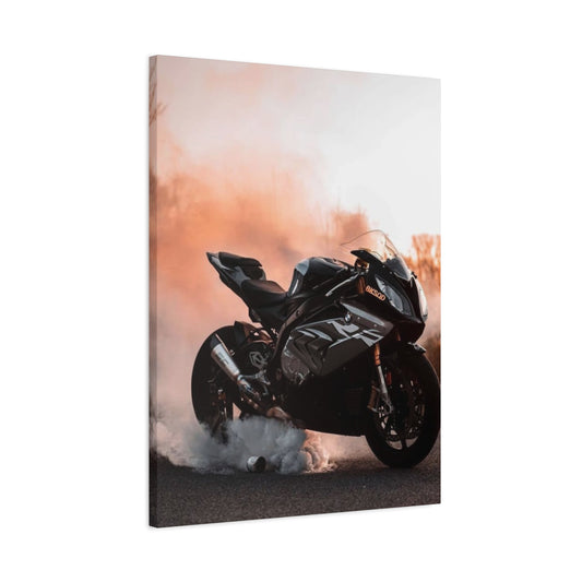 Superbike Burnout Motorcycle Wall Art & Canvas Prints