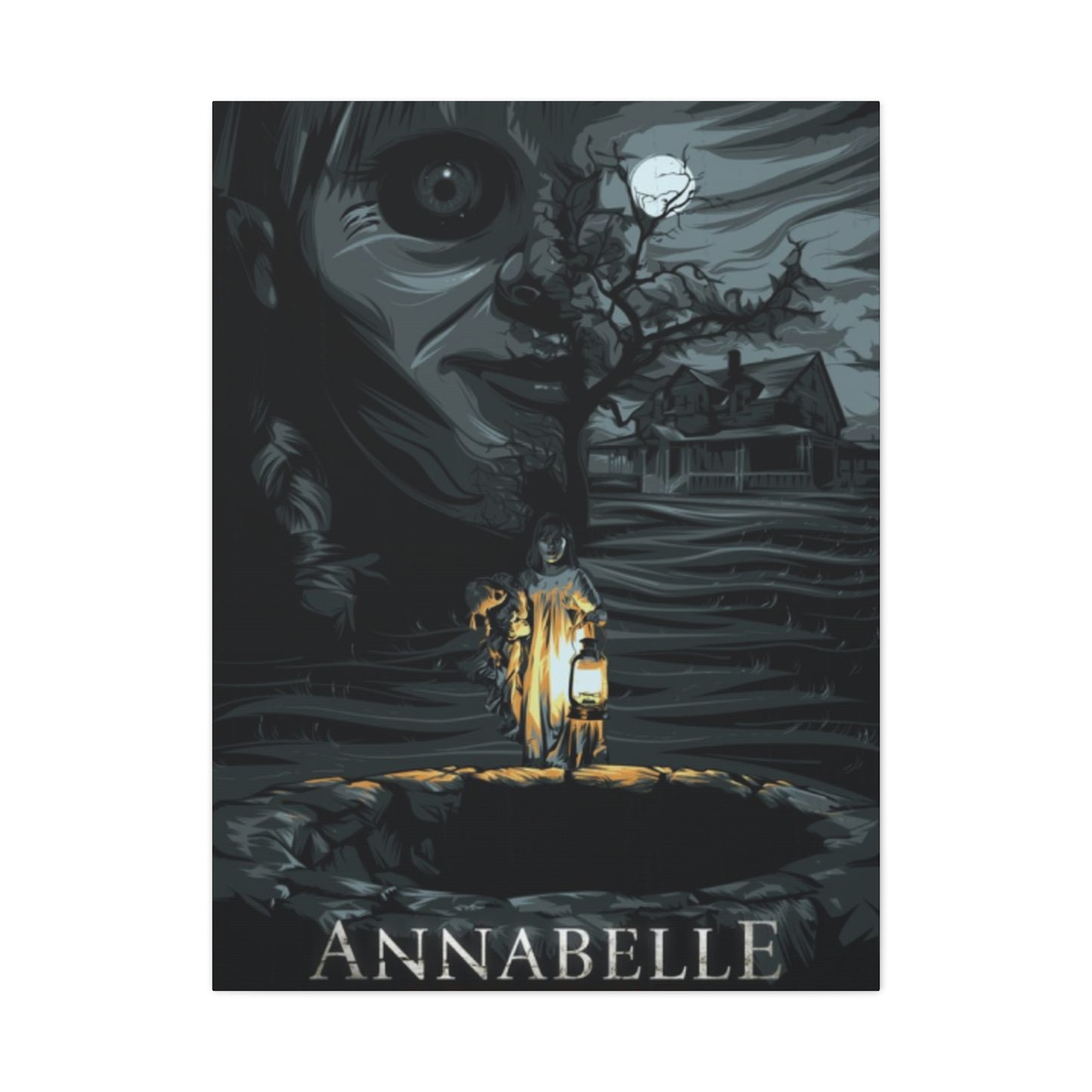 Annabelle Horror Movie Poster Wall Art & Canvas Prints