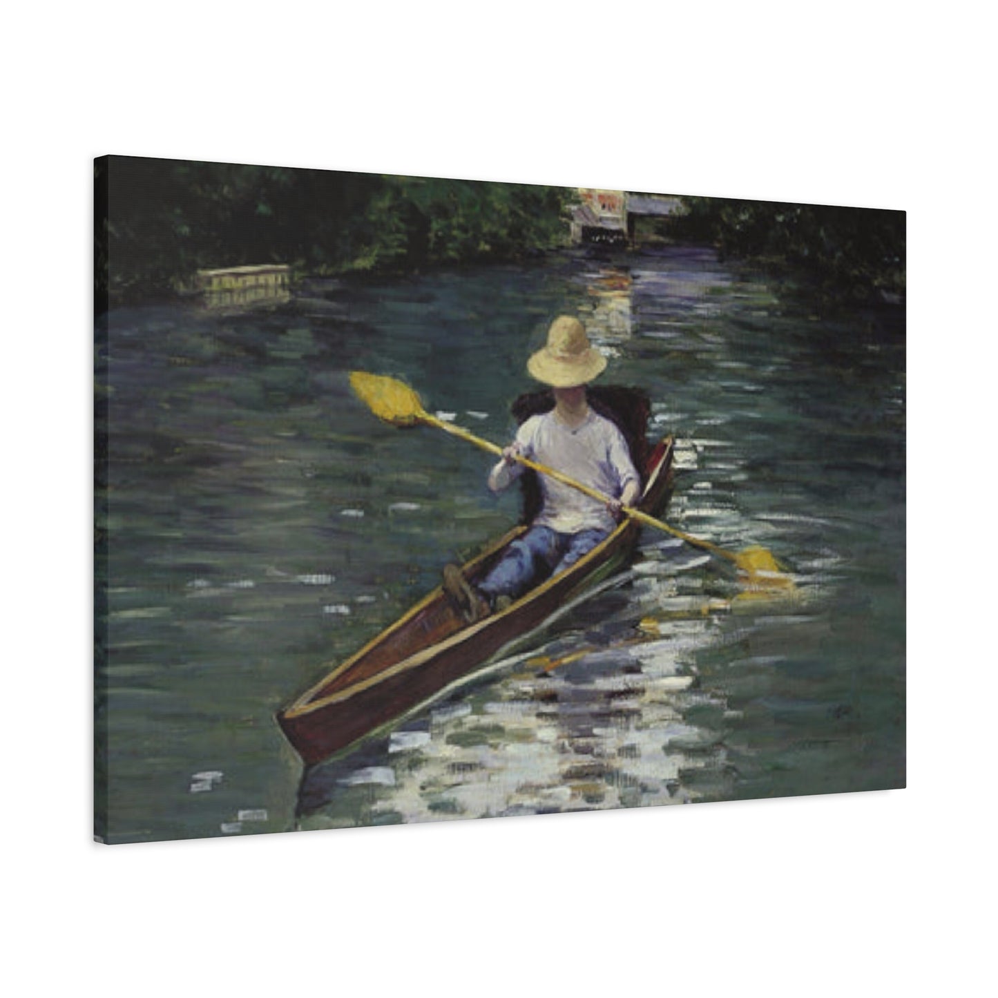 Gustav Kayaking Painting Wall Art & Canvas Prints