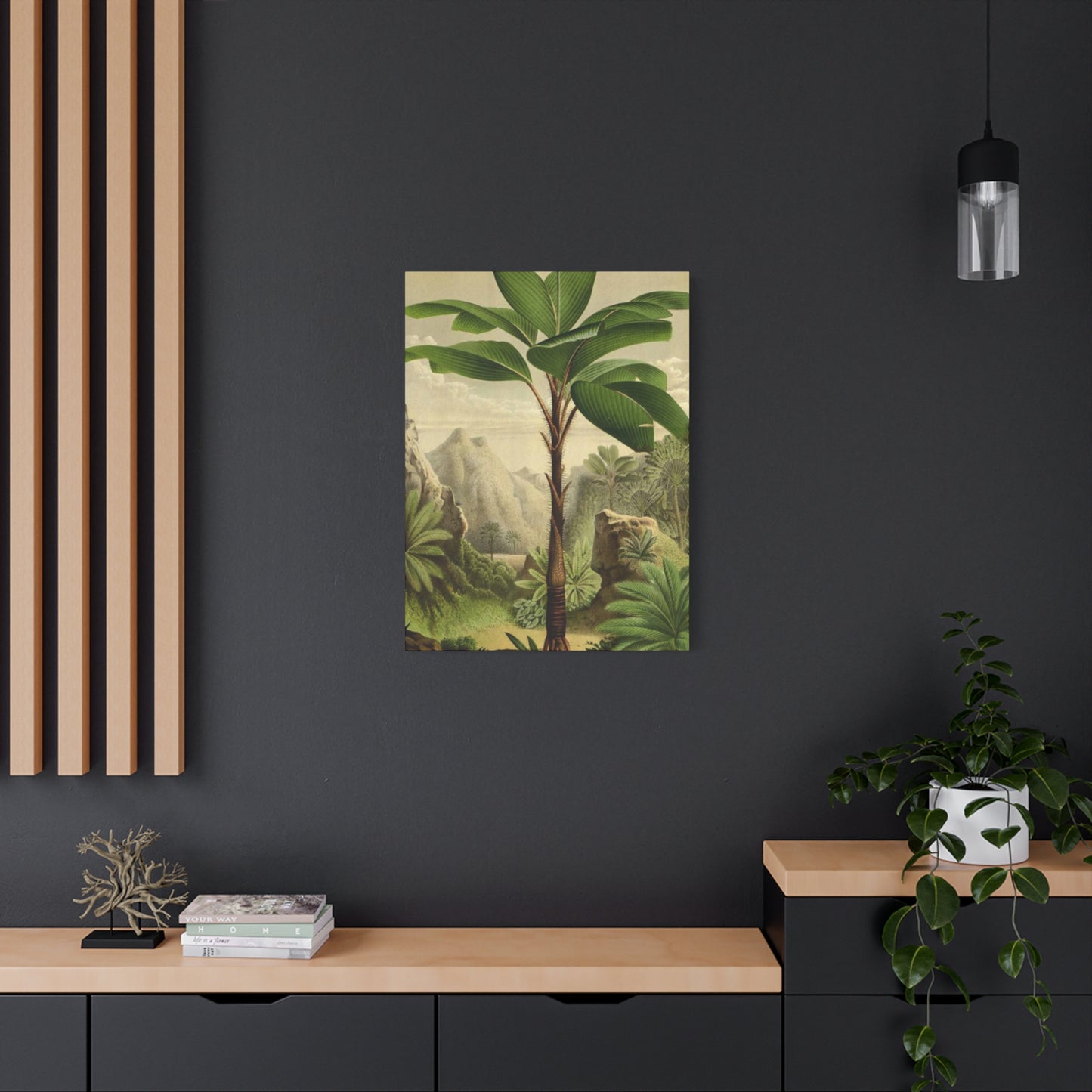 Palm Tree In The Forest Wall Art & Canvas Prints