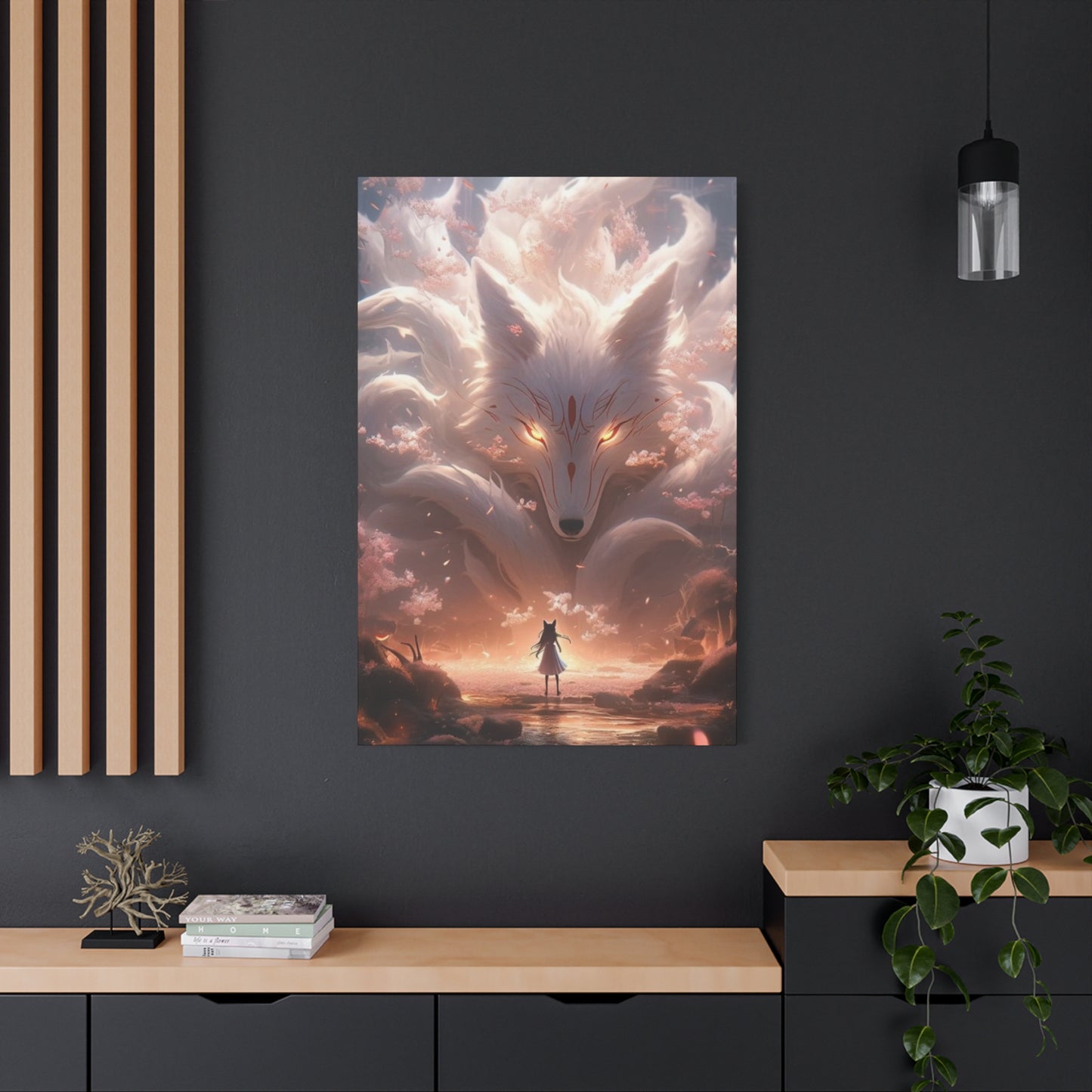 White Fox Queen Wall Art & Canvas Prints