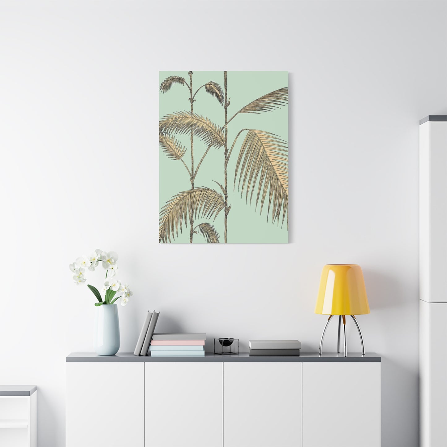 Palm Tree Brown Leaves Close Up Wall Art & Canvas Prints