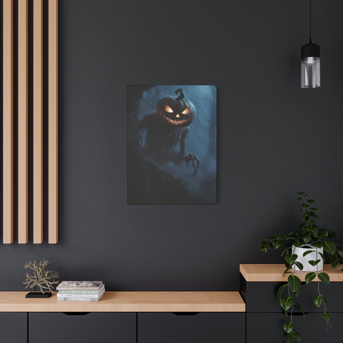 Halloween Scary Painting Wall Art & Canvas Prints