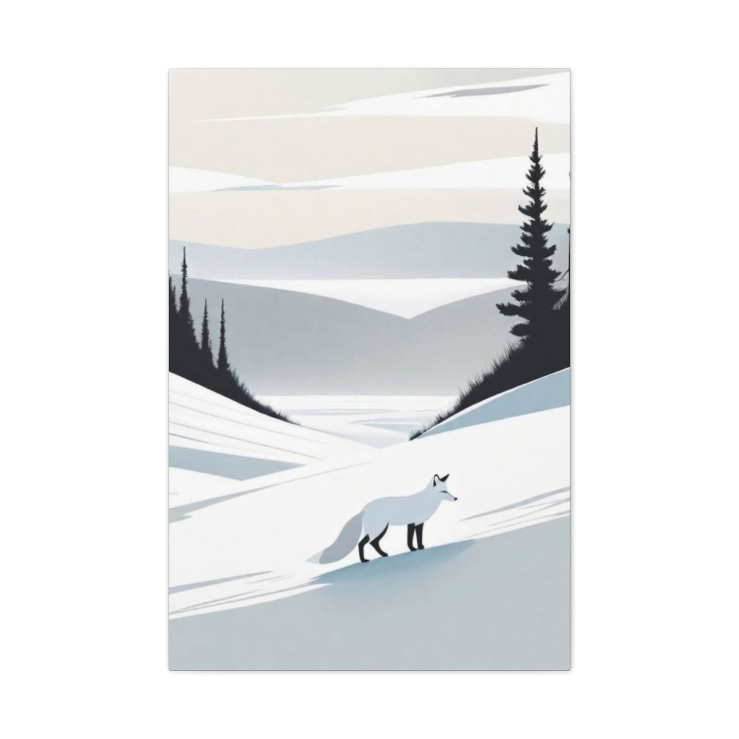 Snow Fox Wall Art & Canvas Prints