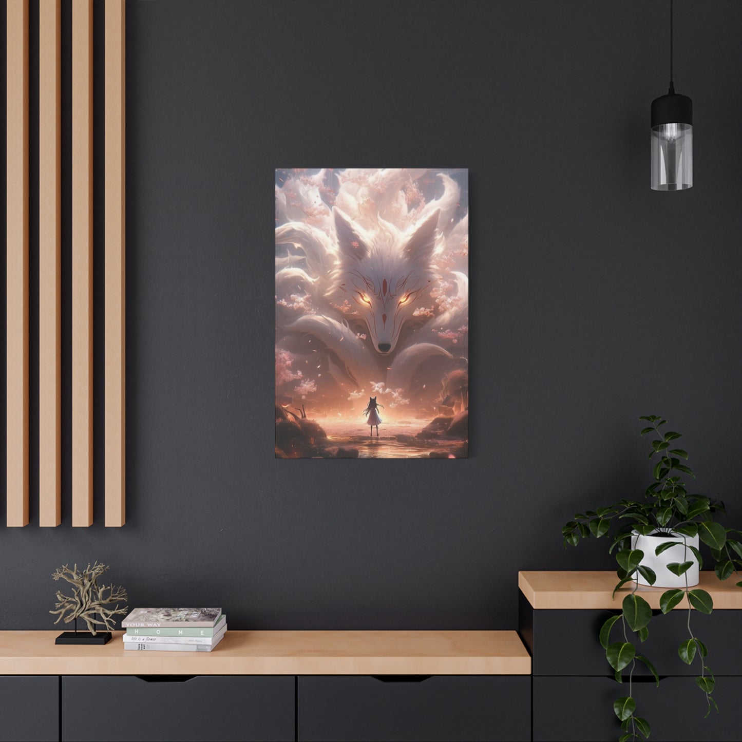 White Fox Queen Wall Art & Canvas Prints