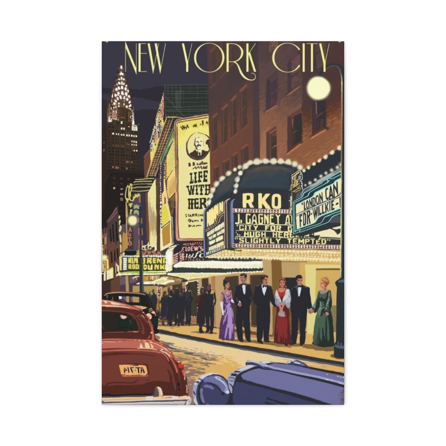 Casino Poster in New York City Wall Art & Canvas Prints