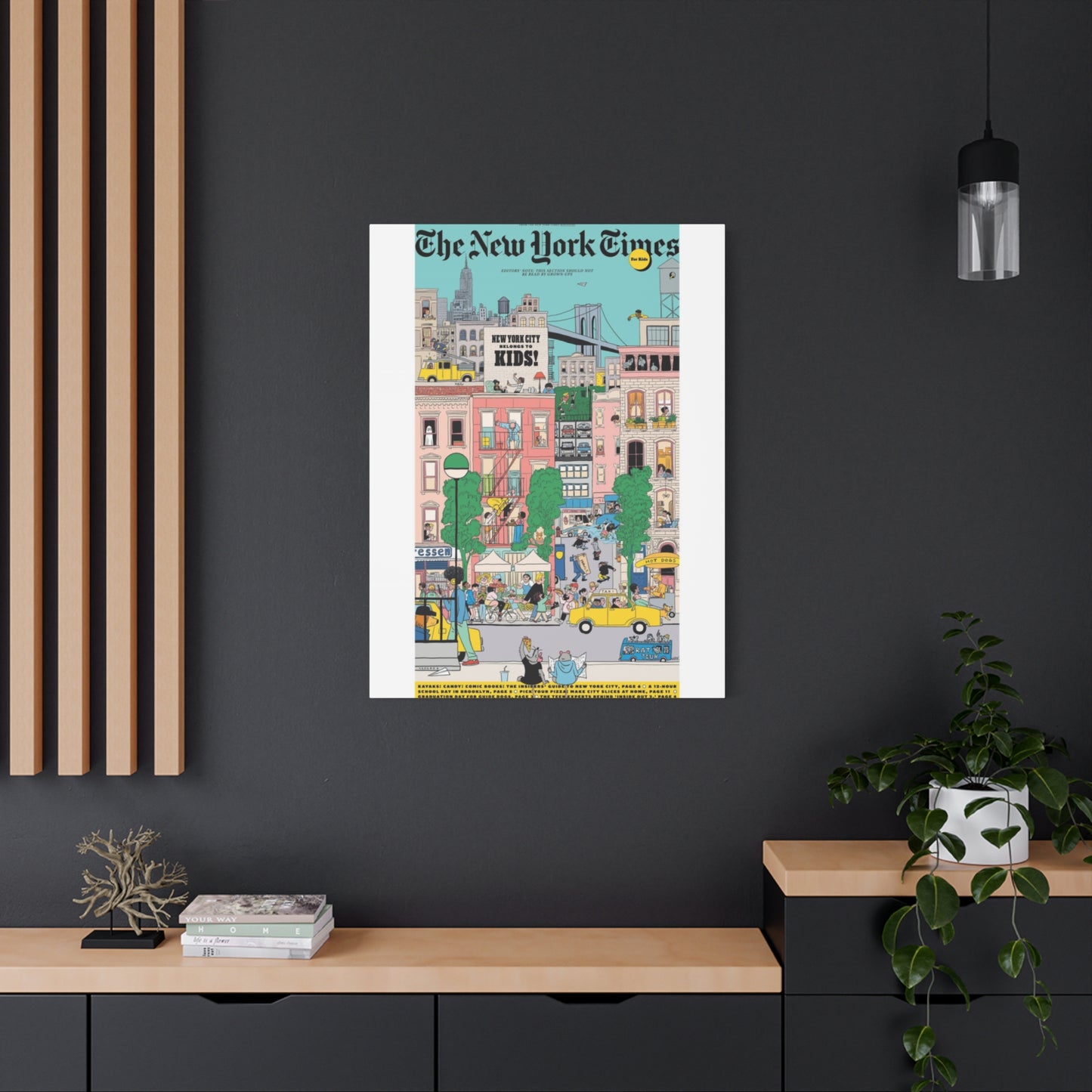 Animation Of New York City Skyline Wall Art & Canvas Prints