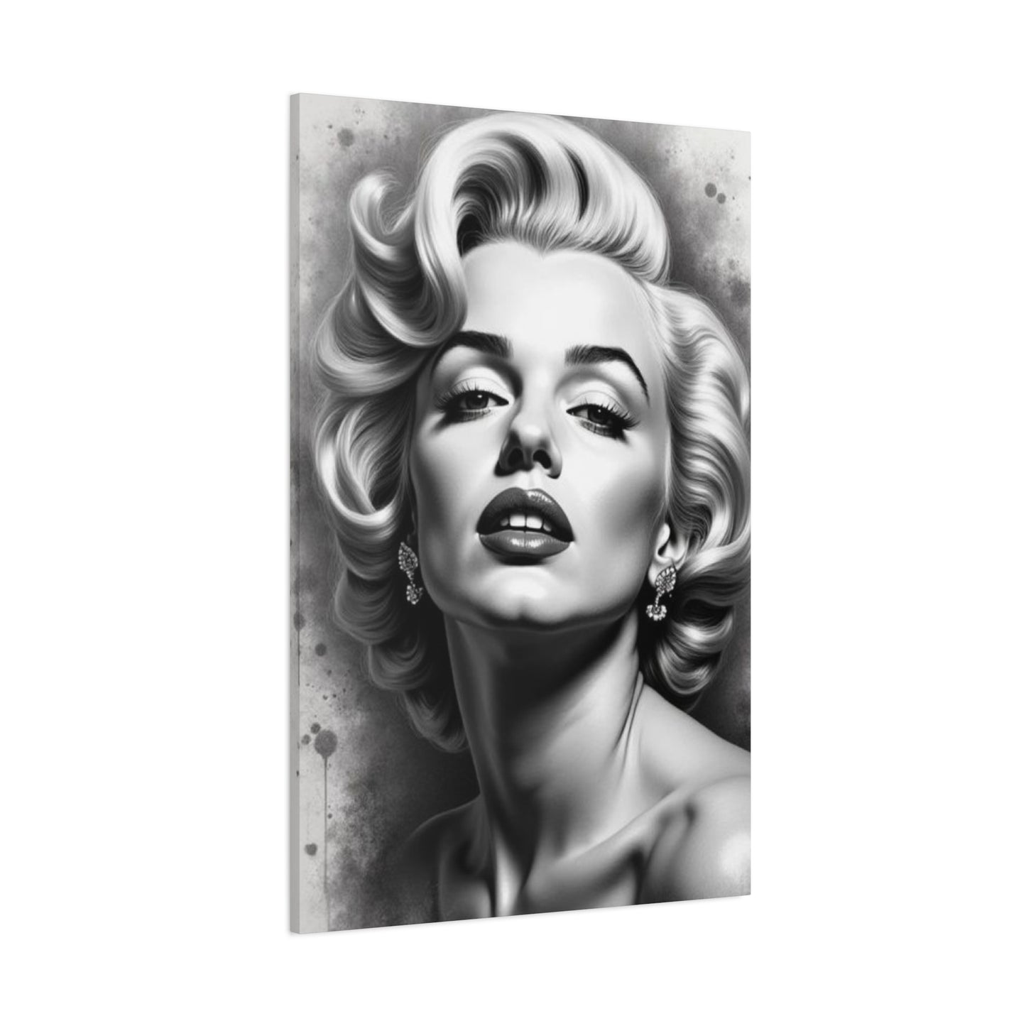 Monochrome Beautiful Marilyn Monroe Wall Art & Canvas Prints