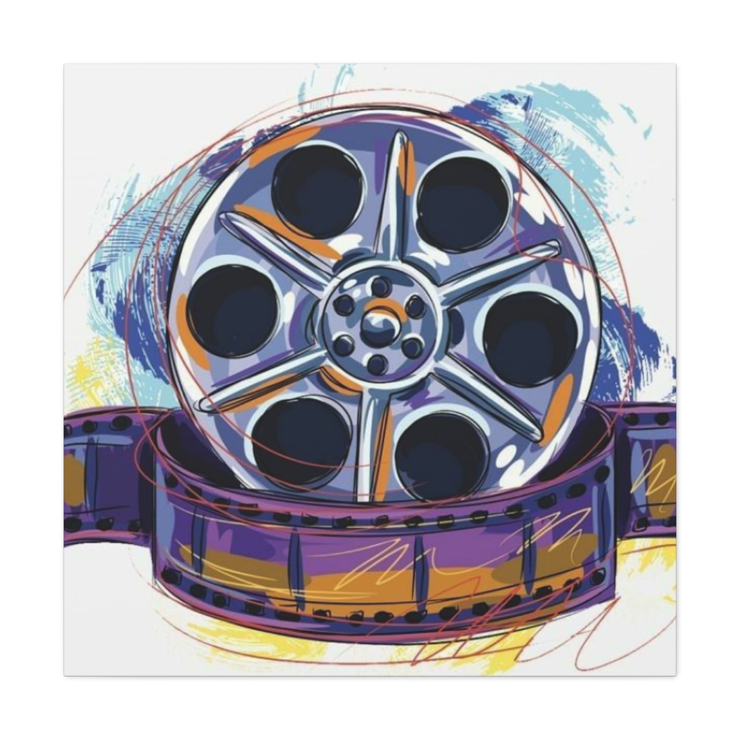 Colorful Cinema Camera Wall Art & Canvas Prints