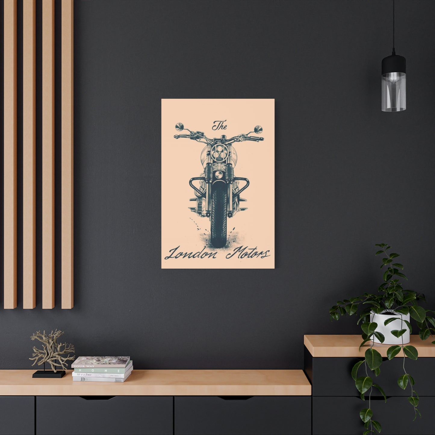 The London Motors Motorcycle Wall Art & Canvas Prints