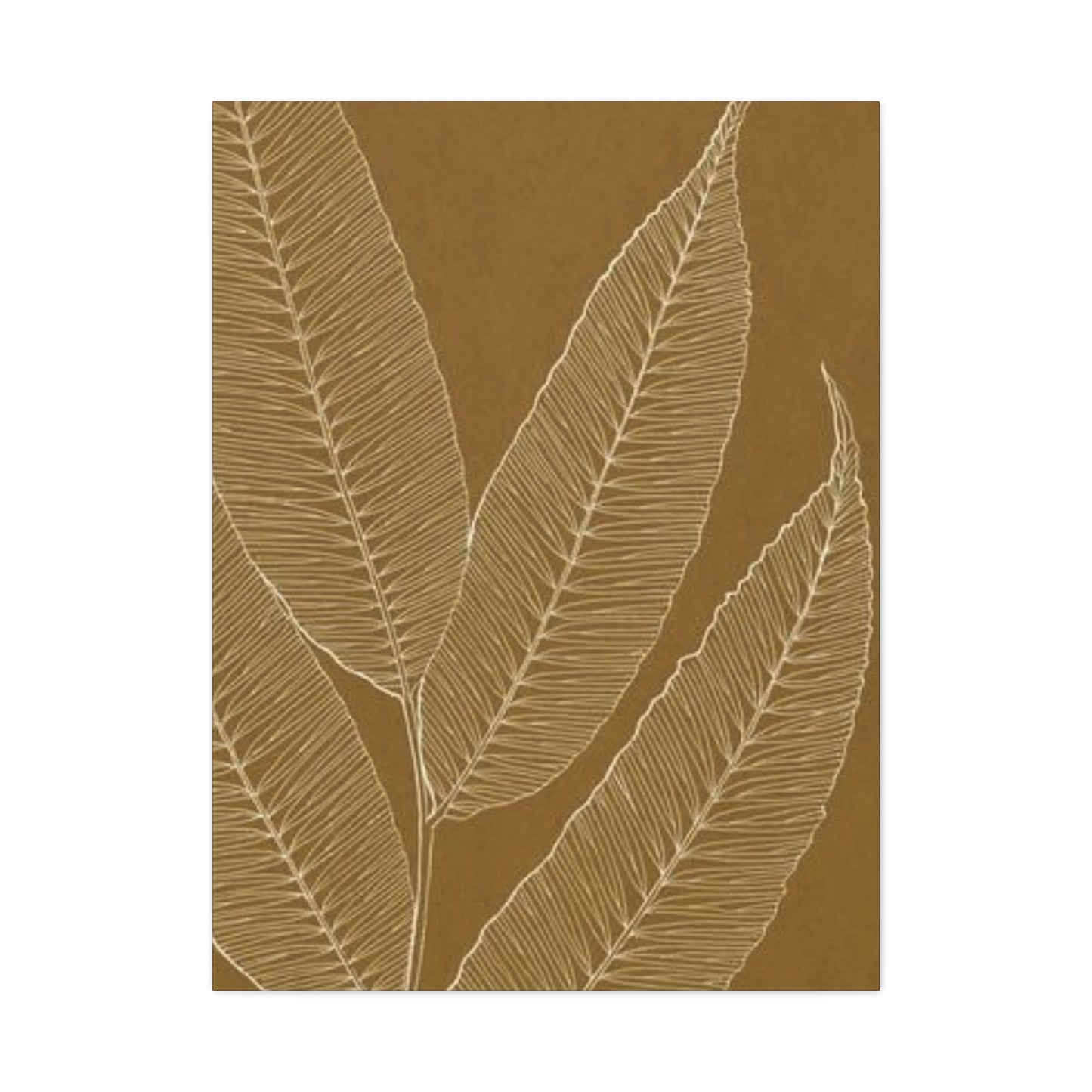 Palm Tree Brown Leaves Wall Art & Canvas Prints