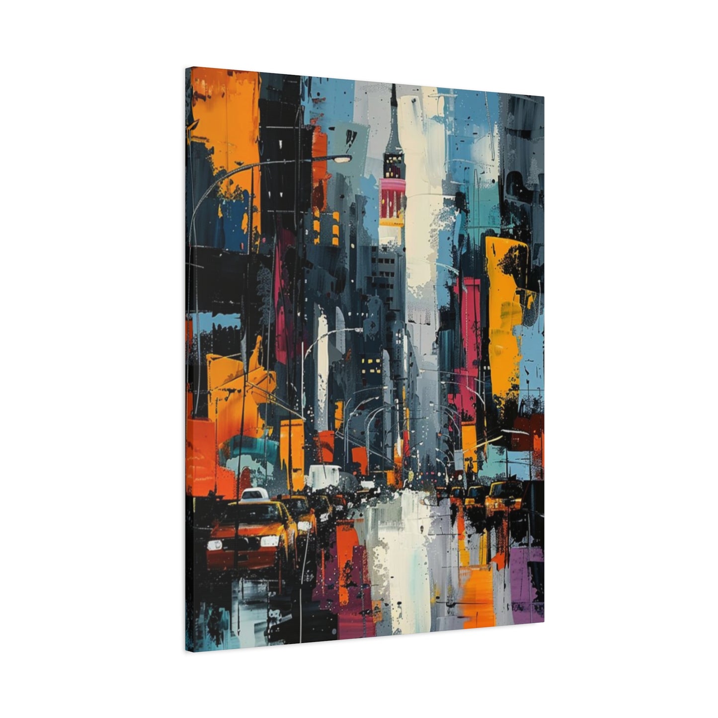 Painting Of Streets Of New York City Wall Art & Canvas Prints