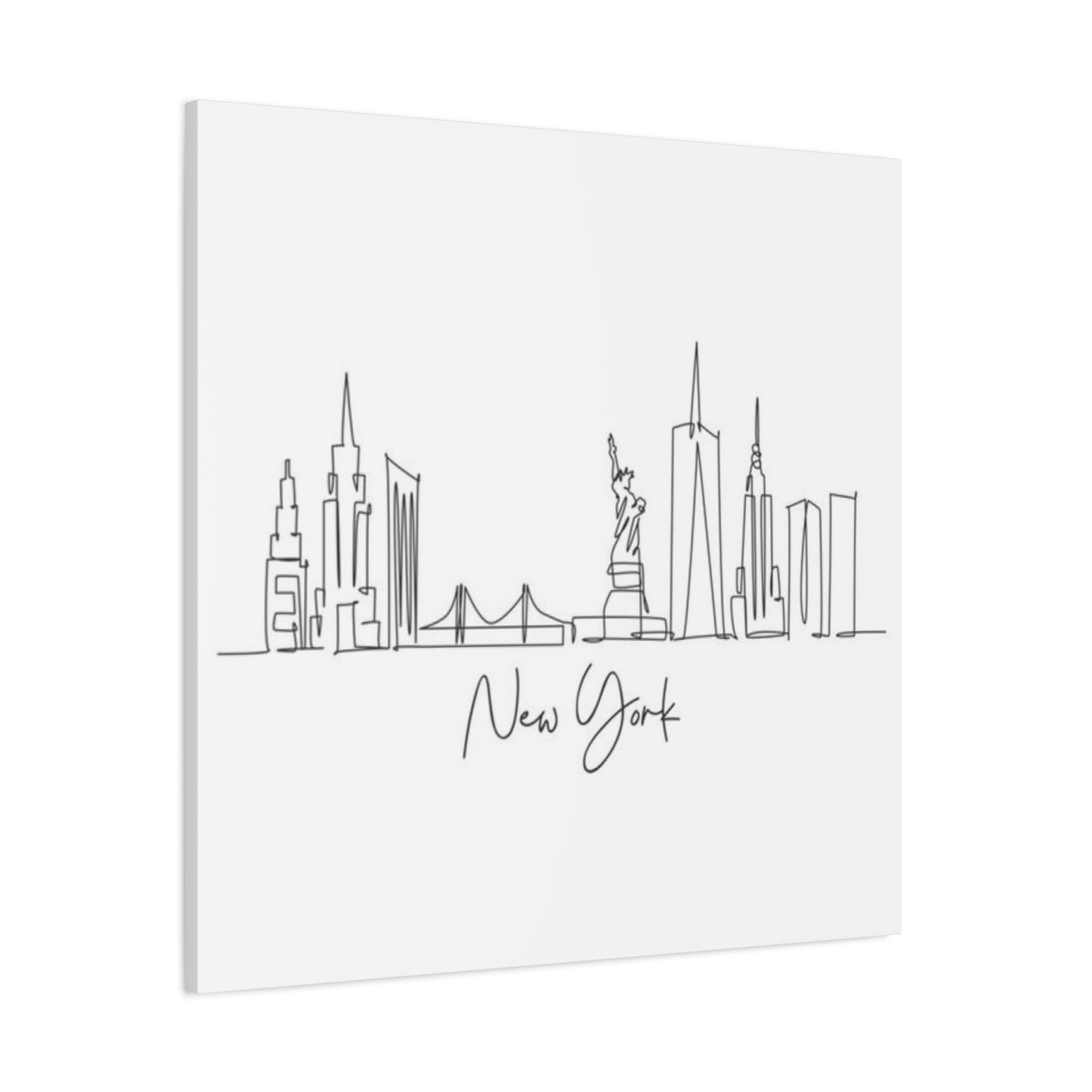 Drawing Of Skylines NYC Skyline Wall Art & Canvas Prints