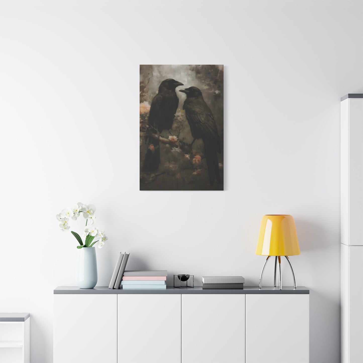 Scary Crows Halloween Wall Art & Canvas Prints