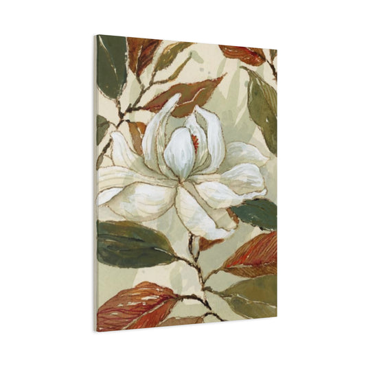 White Magnolia Flower Wall Art & Canvas Prints