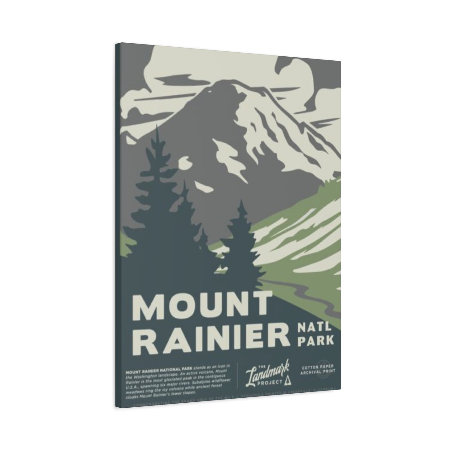 Mount Rainier The National Park Wall Art & Canvas Prints