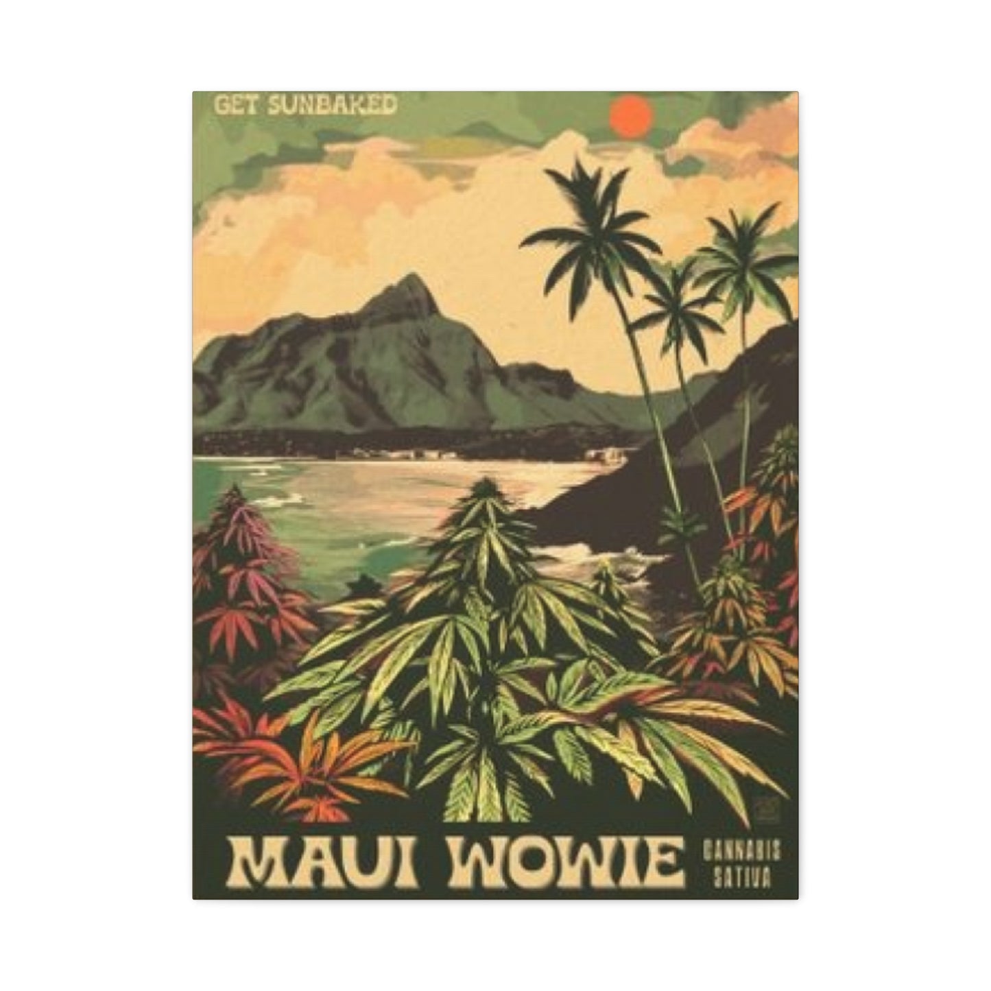 Maui Wowie Marijuana Wall Art & Canvas Prints