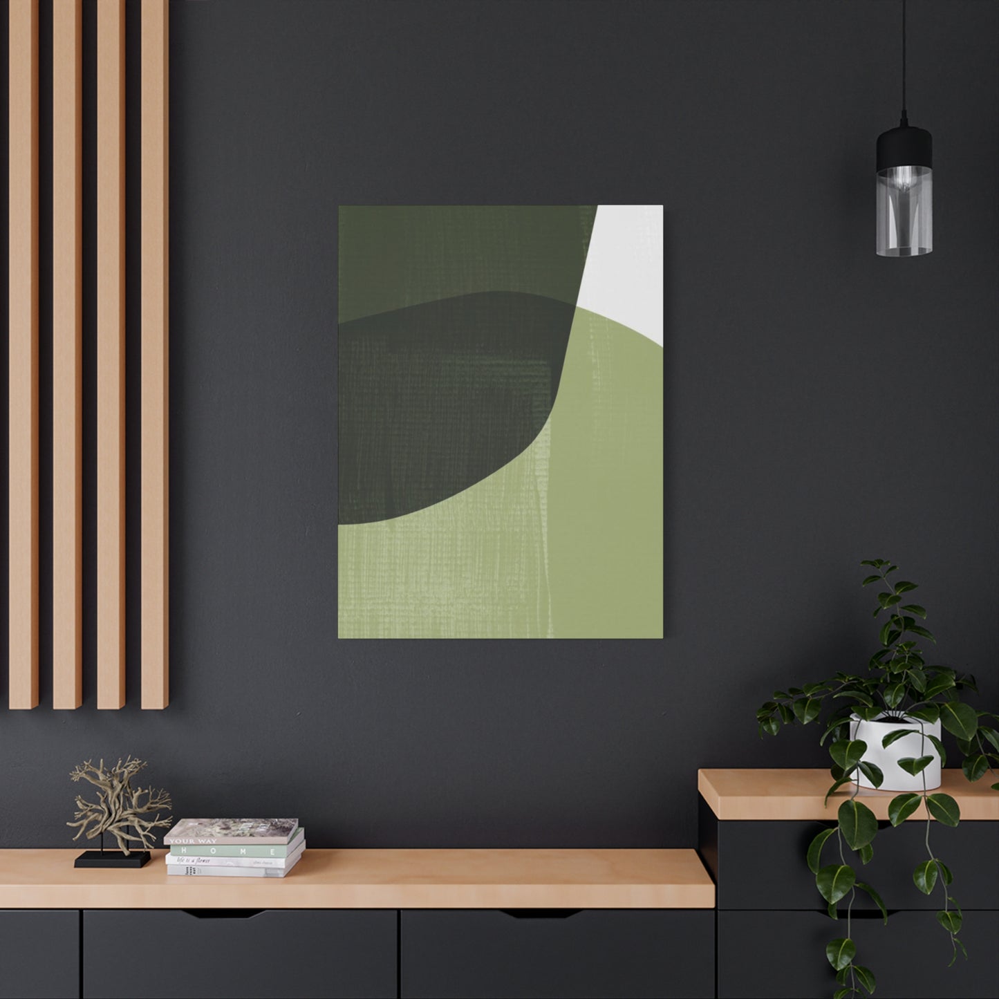 Three Shades Of Olive Green Wall Art & Canvas Prints