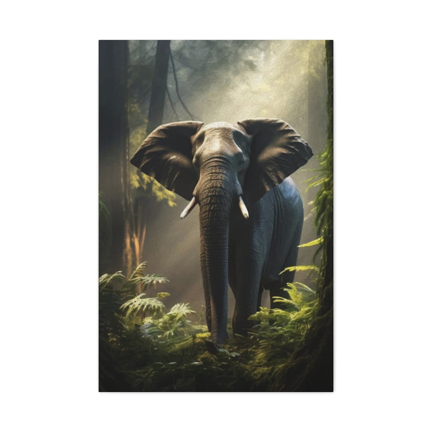 Wild Elephant Wall Art & Canvas Prints