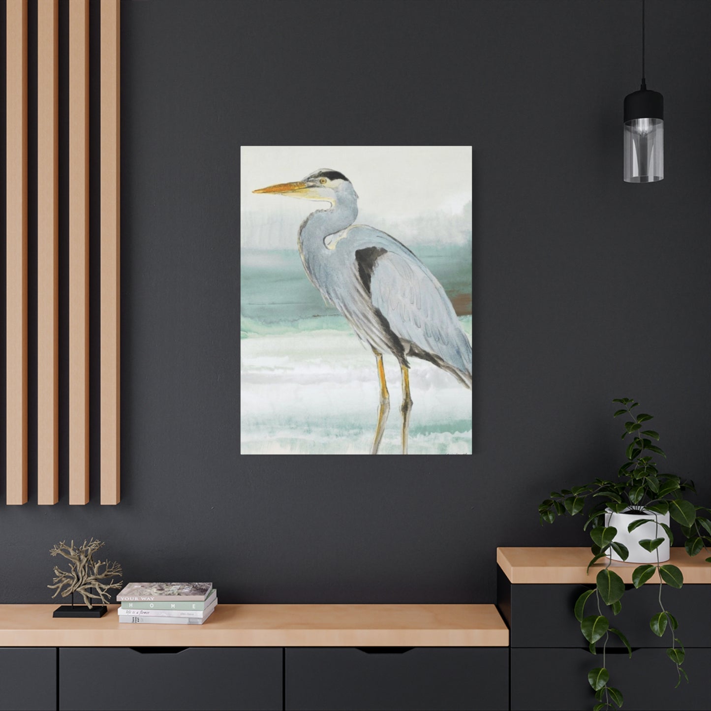 Beautiful White Heron Wall Art & Canvas Prints