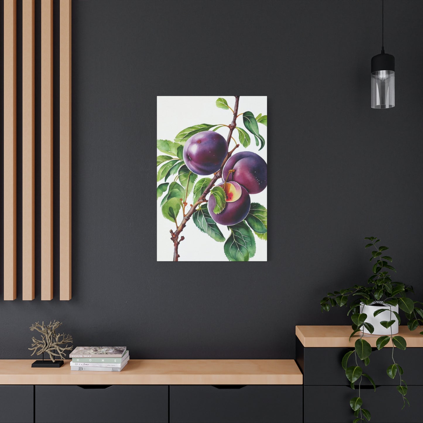 Black Plum Wall Art & Canvas Prints