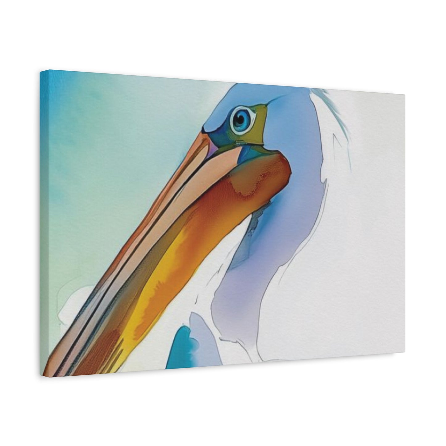 Pelican Colorful Painting Wall Art & Canvas Prints